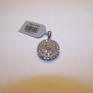 Sterling Silver and Diamond Pendant- New with tags